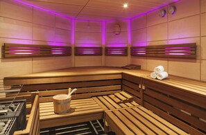 Sauna, massages
