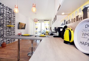 Apartment (El Sol Klonowa 17, I m 006) | Essbereich im Zimmer