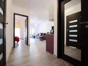 Apartment (Polanki Park Klonowa 17 1A/110) | Wohnbereich | Flachbildfernseher