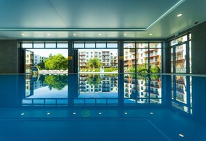 Indoor pool, outdoor pool