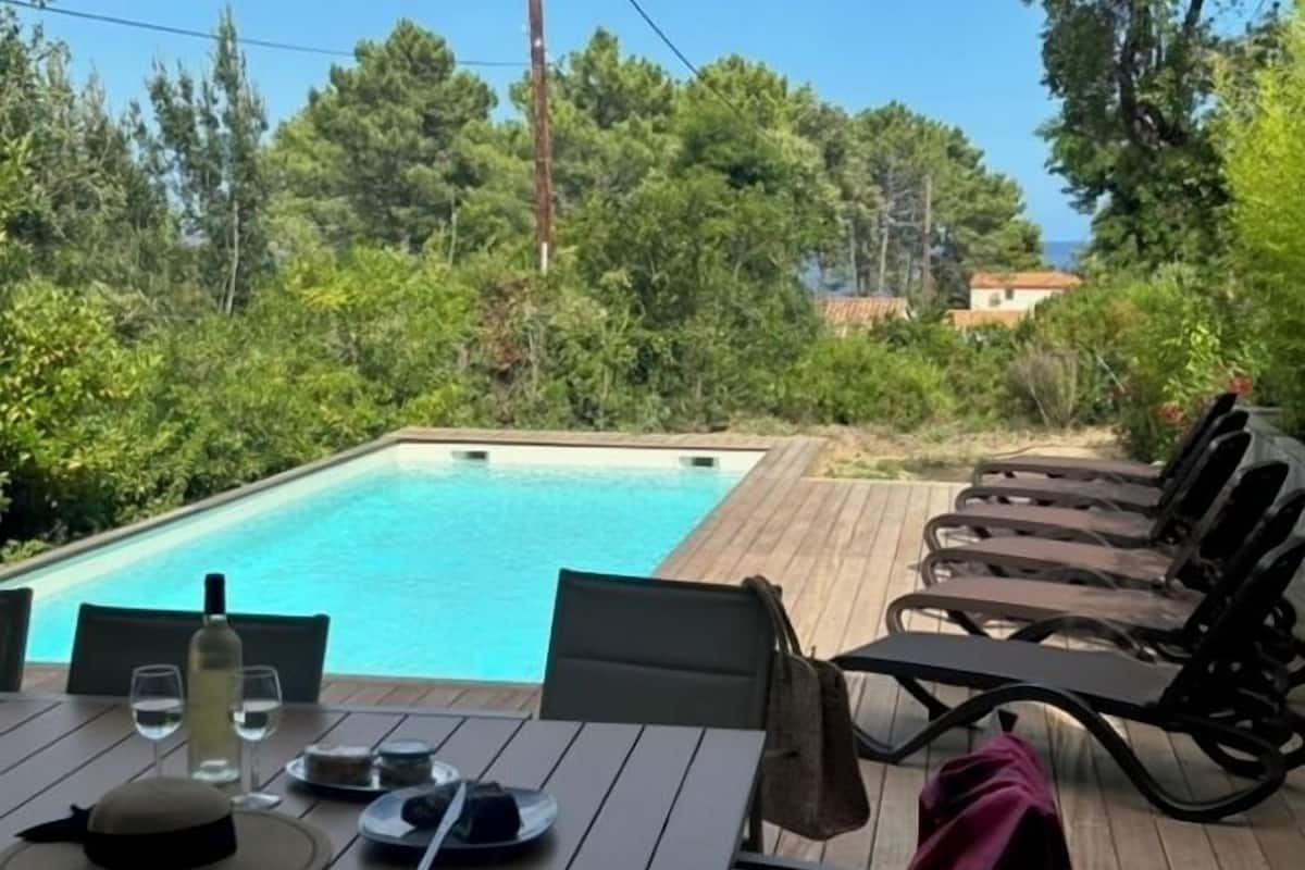 Deluxe Villa, 4 Bedrooms, Partial Sea View (Kalliste) | Terrace/patio