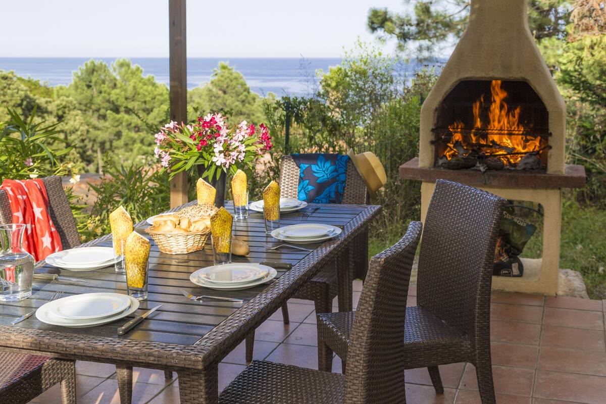 Familienvilla (Villa Charme F3) | Strand-/Meerblick