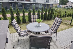 Apartment (Bursztynowy, Baltycka 16D/5) | Terrace/patio - Golden Sun Apartments  - Bursztynowe (Kolobrzeg)