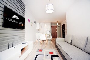 Apartment (Bursztynowy, Baltycka 16D/13) | Living area - Golden Sun Apartments  - Bursztynowe (Kolobrzeg)