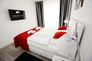 Apartment (Solna 11/C/105) | Reisekinderbett, kostenloses WLAN, Bettwäsche