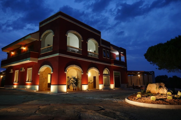 Front of property - evening/night