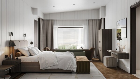 Hypo-allergenic bedding, free minibar items, in-room safe - 360 Hotel Boutique and Spa (Selfoss)