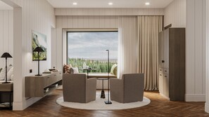 Hypo-allergenic bedding, free minibar items, in-room safe - 360 Hotel Boutique and Spa (Selfoss)