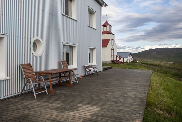 Terrace/patio - Guesthouse Svínavatn (Blönduós)