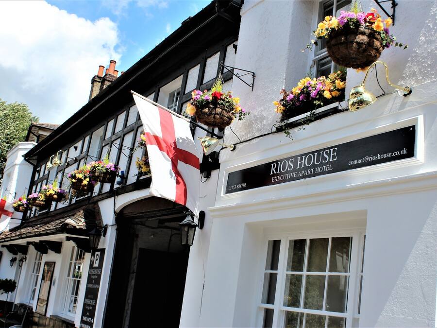 Fassade der Unterkunft