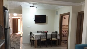 Family Room, 3 Bedrooms | Living area | Flat-screen TV - Olimbera Apart Otel (Çaykara)