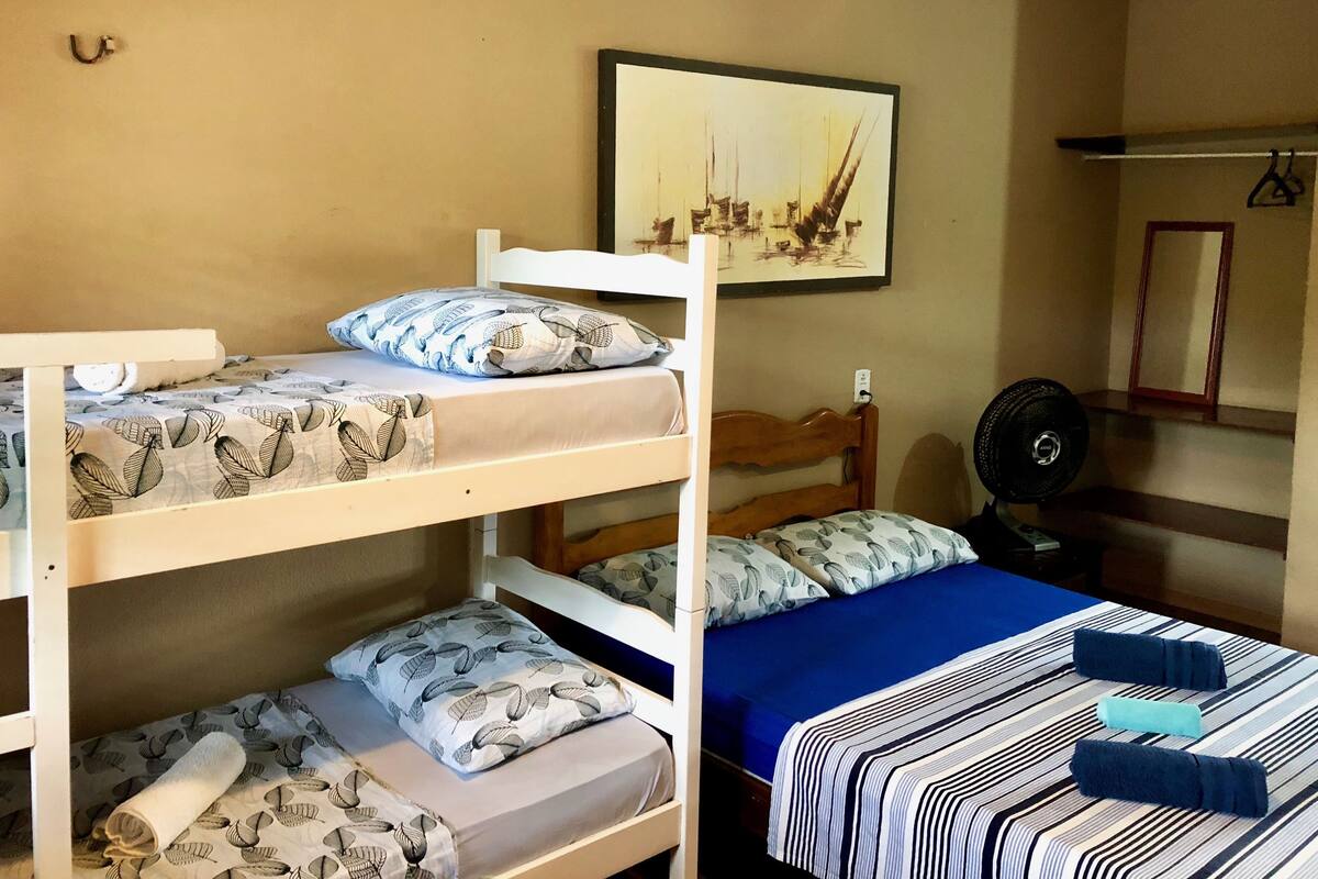 Desk, iron/ironing board, free WiFi, bed sheets