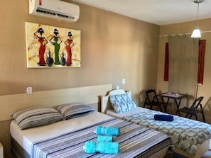 Desk, iron/ironing board, free WiFi, bed sheets