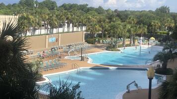 Piscine extérieure, piscine chauffée