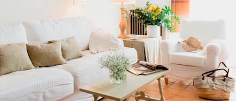 Suite Junior | Coin séjour | Télévision à écran plat