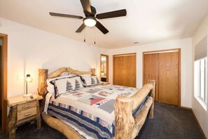 3 bedrooms, iron/ironing board, travel cot, WiFi