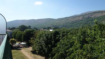 Uitzicht vanuit accommodatie