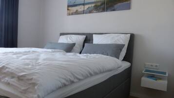 2 bedrooms, iron/ironing board, travel crib, free WiFi