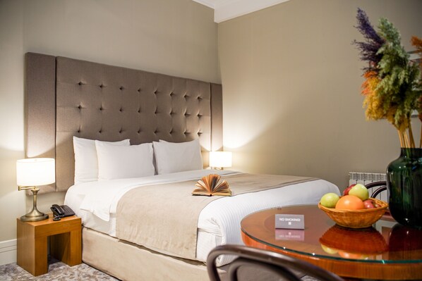 Standard Double Room | Premium bedding, in-room safe, desk, laptop workspace -  Hotel Europe (Tbilisi)