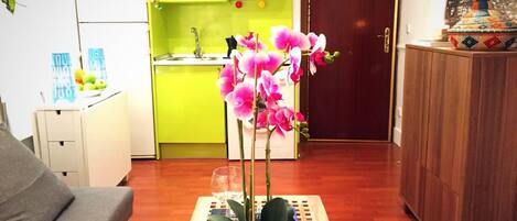 公寓, 1 間臥室 | 私人廚房 | 大型雪櫃/冰箱、微波爐、爐具、咖啡機/沖茶器