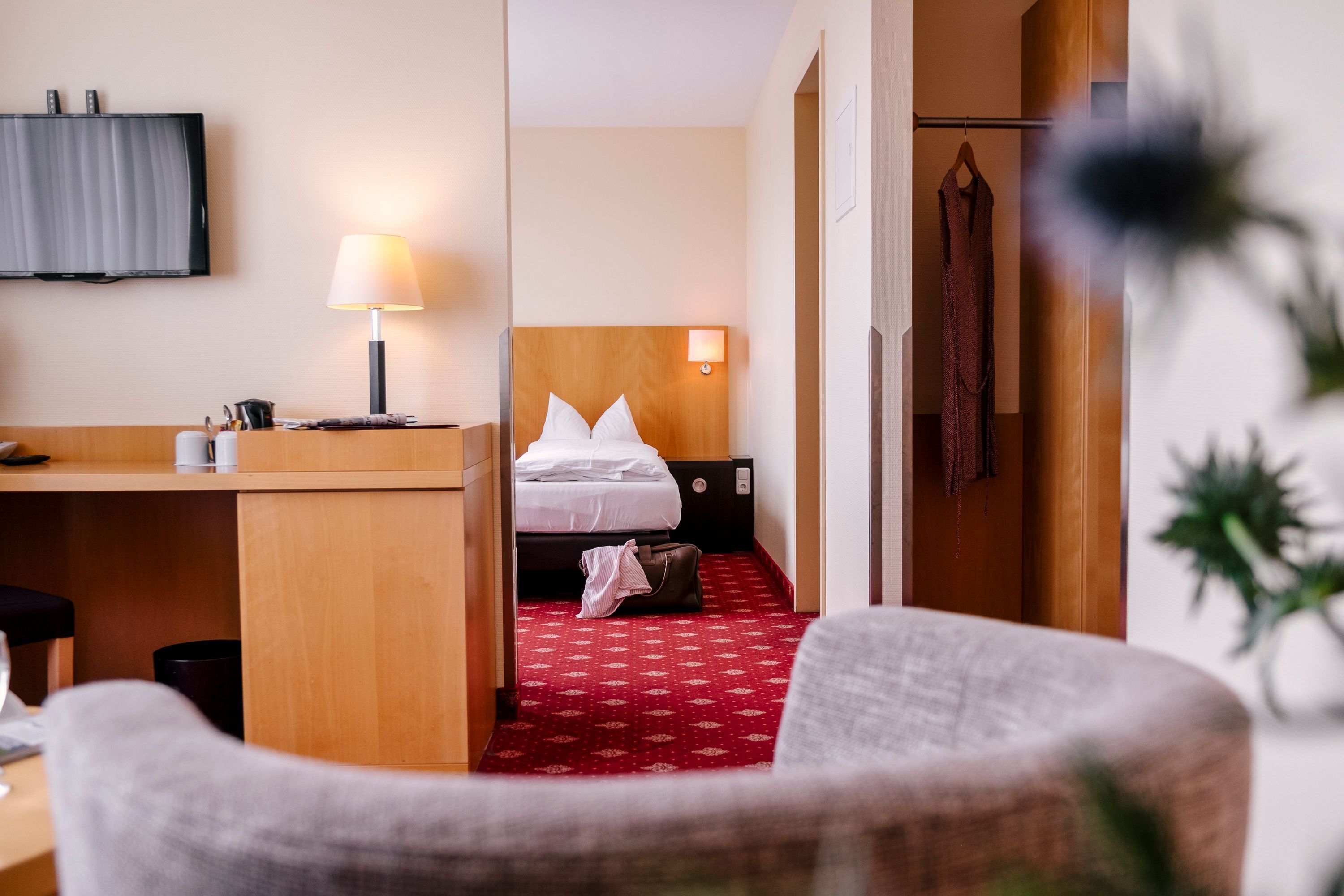 1 Schlafzimmer, Schreibtisch, WLAN, Bettwäsche
