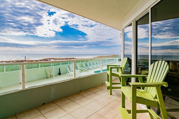 Terrace/patio - Silver Beach 103 | Orange Beach, AL (Orange Beach)