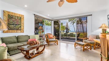 Smart TV, toys, books, stereo