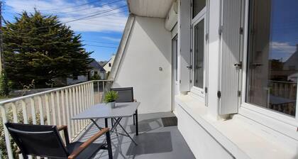 T2 apartment 250 metres from the beach BALCONY SEA VIEW