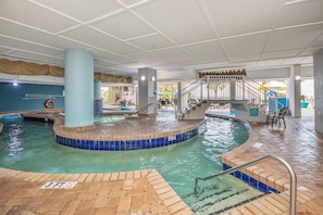 Indoor pool, outdoor pool - ⭐️Newly renovated Ocean Front Deluxe King Condo,Come Live in the Paradise (Myrtle Beach)