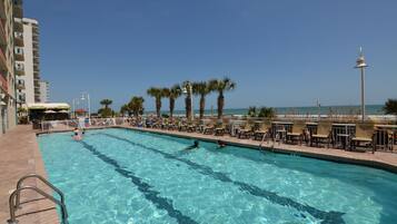 Indoor pool, outdoor pool