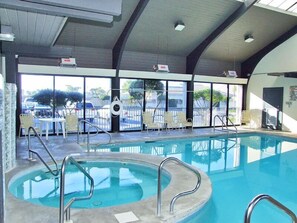 Indoor pool, a heated pool