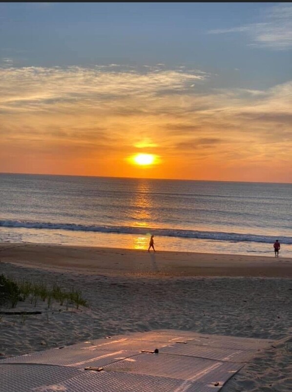 Beach nearby, sun-loungers