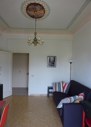 TV, books, stereo