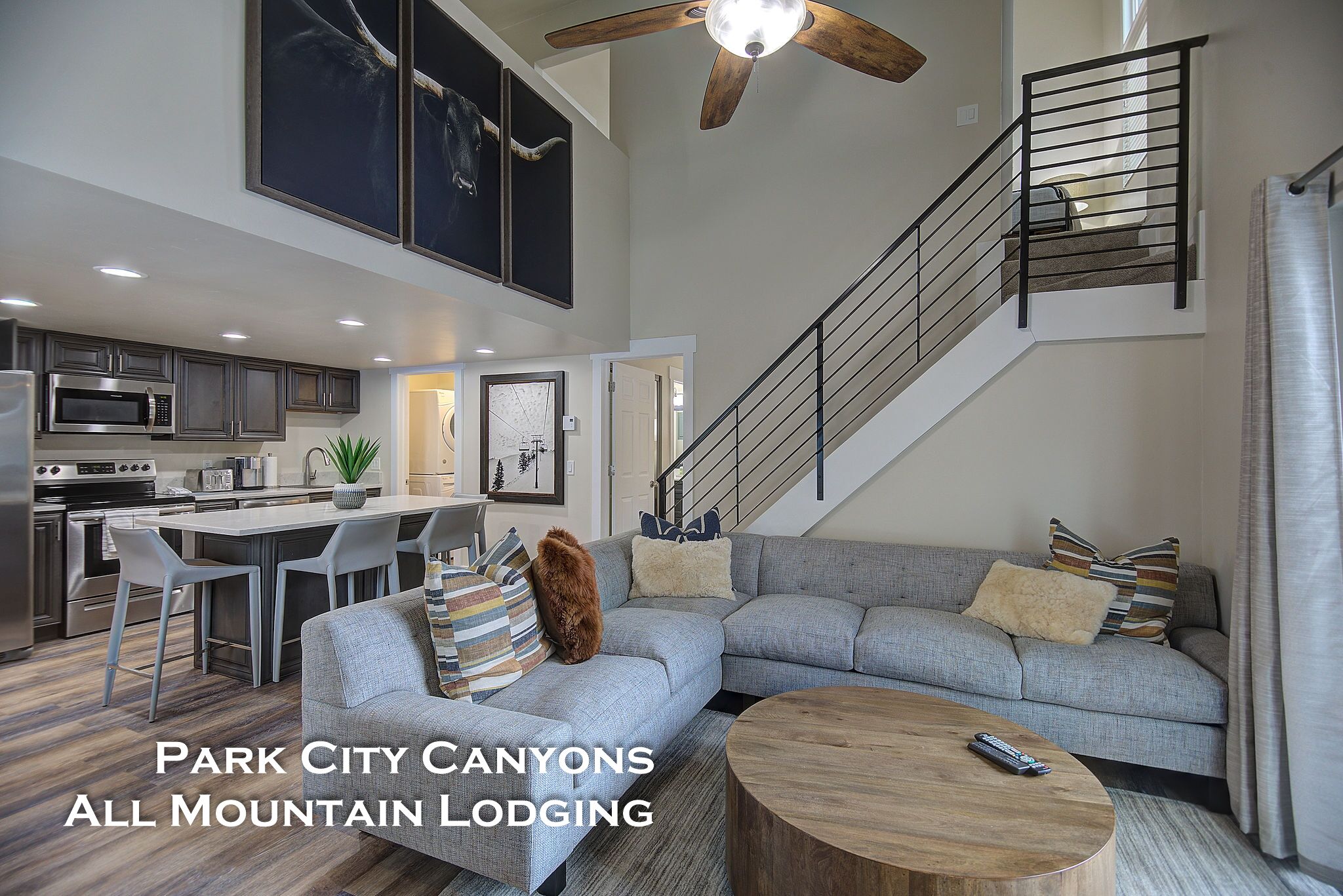 Televisión y chimenea 