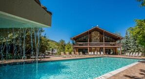 A heated pool - Red Pine Y8: 2 bedroom  2 bath with loft, vacation rental (Park City)