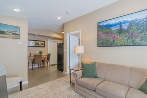 Älytelevisio, takka, kirjoja