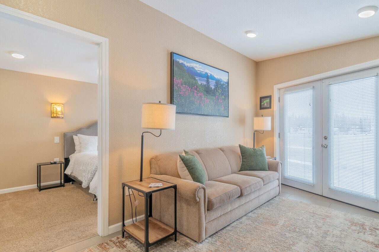 Smart TV, lareira, livros