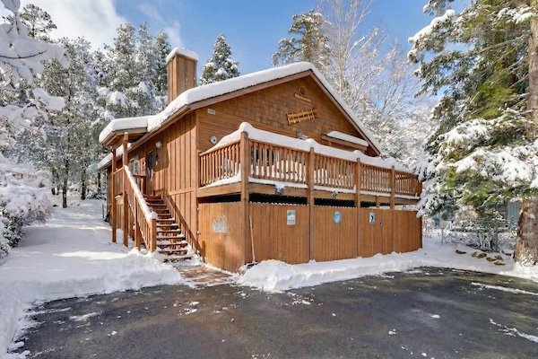 Next to Village. Sledding hill next door if weather permits.