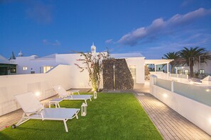 Terrace/patio - Luxury house 4 people with large terrace in Matagorda (Tías)
