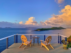 Terrace/patio - Celebrate time with friends & family! Private pool,  float and take in the view! (St Thomas)