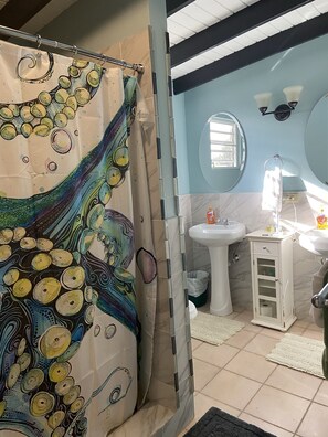 Shower, towels, soap - Celebrate time with friends & family! Private pool,  float and take in the view! (St Thomas)