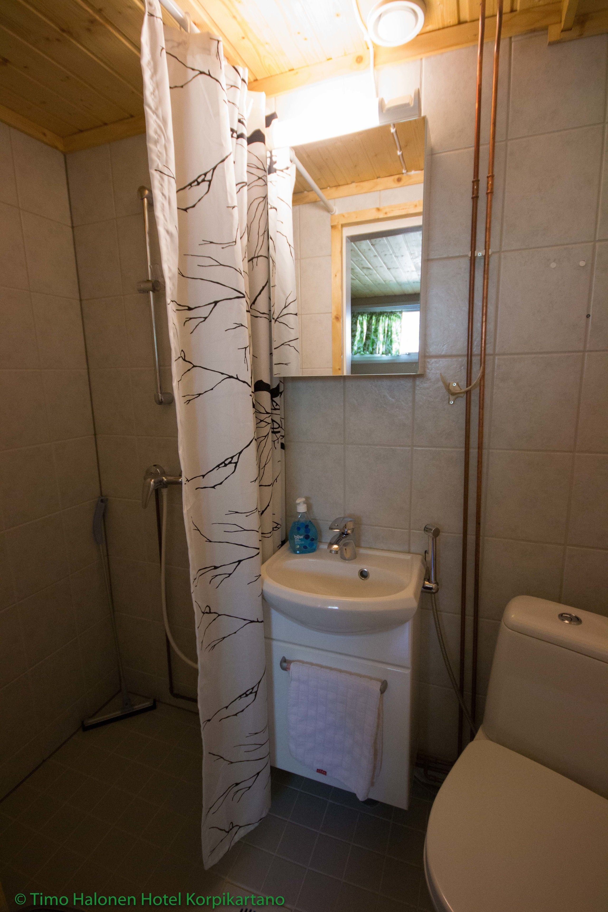 twin room, lakeside | bathroom | shower, free toiletries, hair dryer, bidet