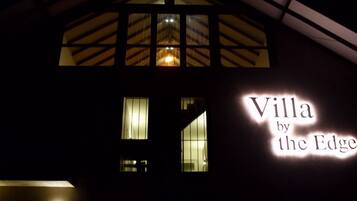 Front of property – evening/night