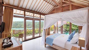 Villa, 1 Bedroom | Premium bedding, minibar, in-room safe, desk