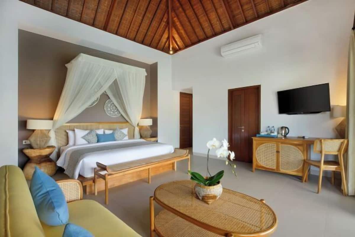 1 phòng ngủ, bộ đồ giường cao cấp, minibar, két bảo mật tại phòng