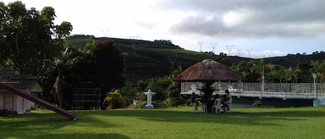 Uitzicht vanuit accommodatie