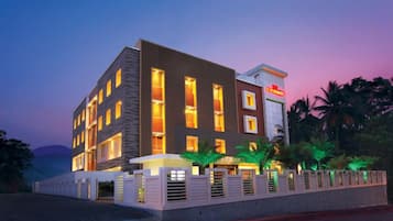 Front of property – evening/night