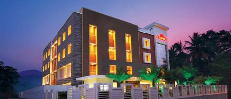 Front of property - evening/night