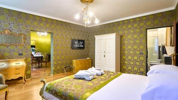 Suíte | Roupas de cama antialérgicas, cofres nos quartos, quartos à prova de som