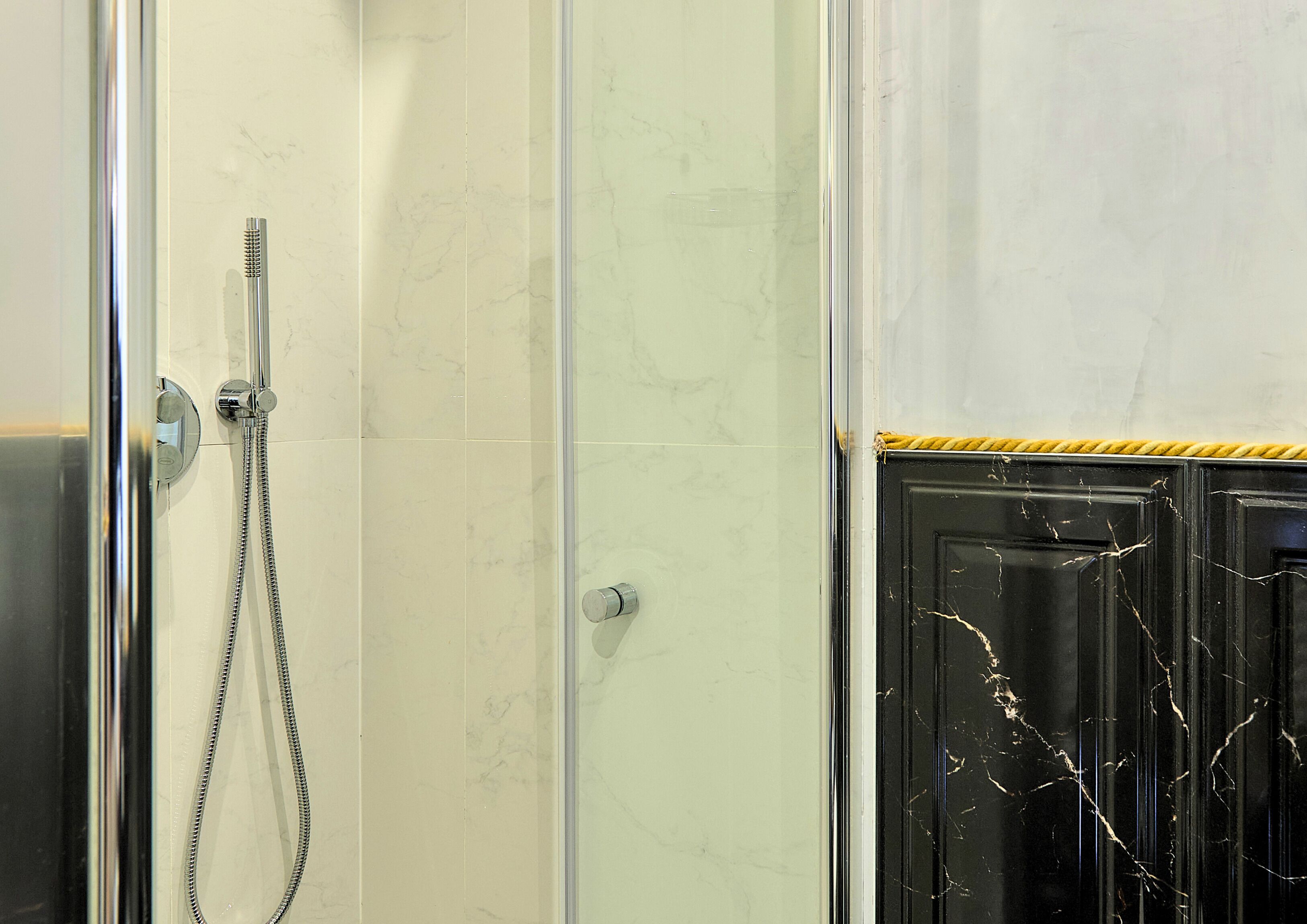 basic room | bathroom | shower, free toiletries, hair dryer, bathrobes